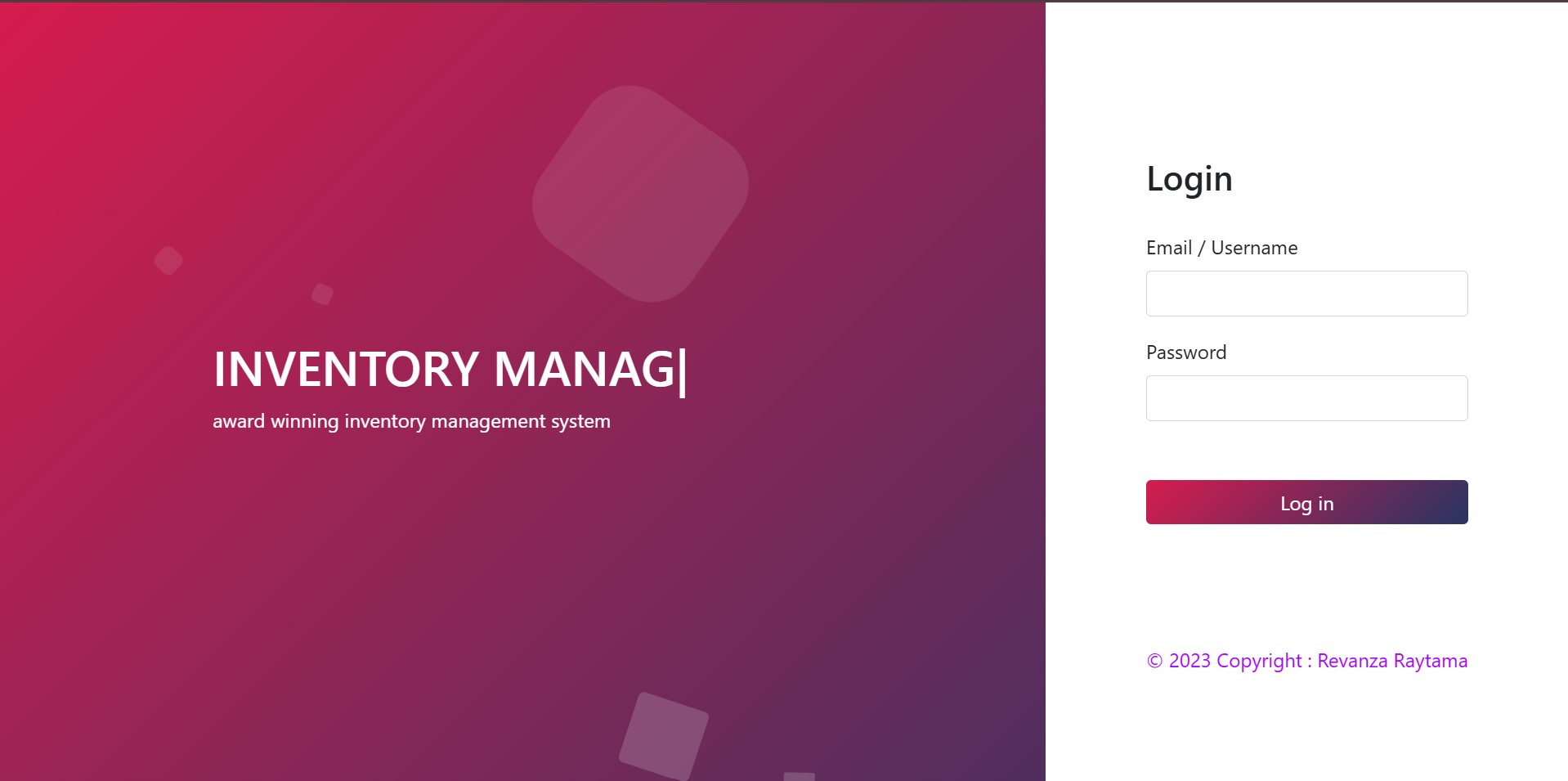 Inventory Management System