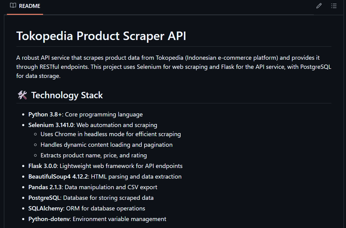 Tokopedia Scraper API